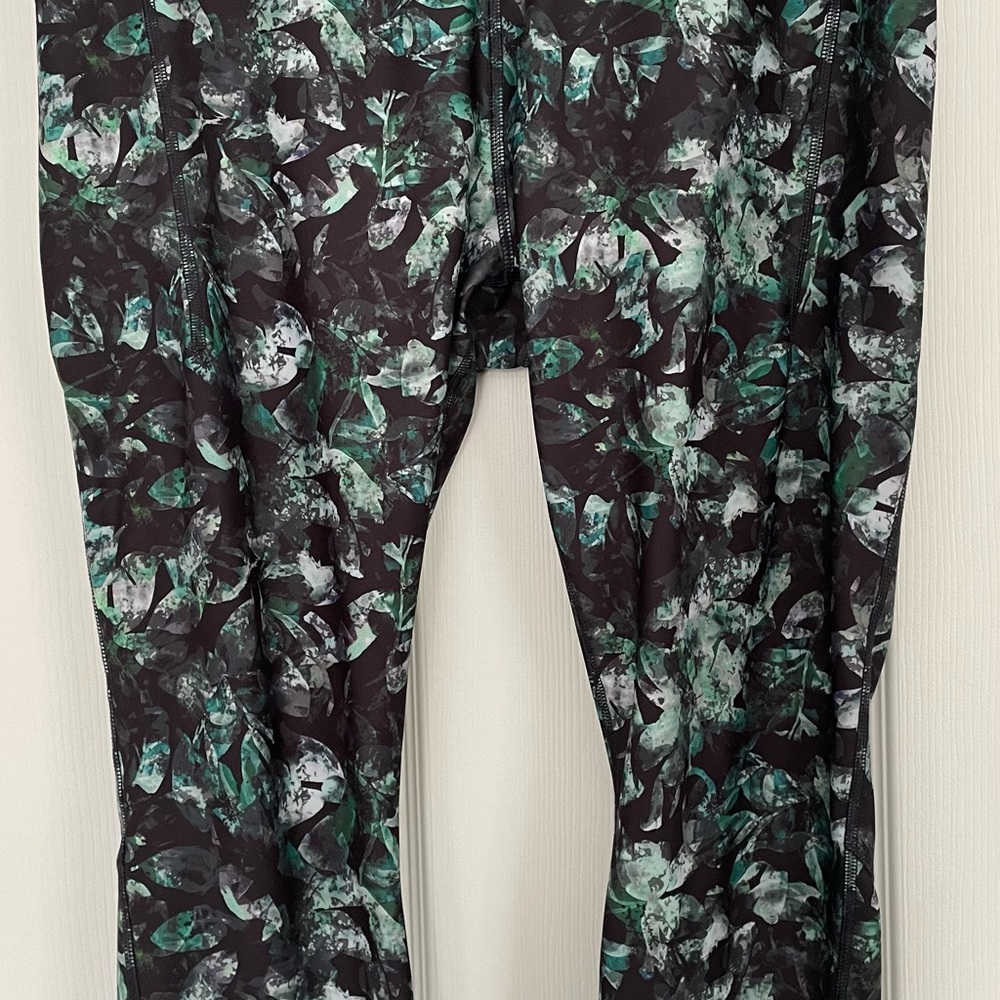 Full Length green and black leggings
